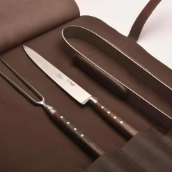 Laguiole en Aubrac BBQ Set with Leather Roll Online
