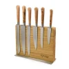 Laguiole en Aubrac Classic Knife Block of 6 Kitchen Knives, Juniper Discount