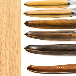 Laguiole en Aubrac Gourmet Knife Block of 6 Kitchen Knives, Mixed Woods Online