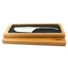 Laguiole en Aubrac Turquoise Hard Cheese Knife, Striped Wood Best