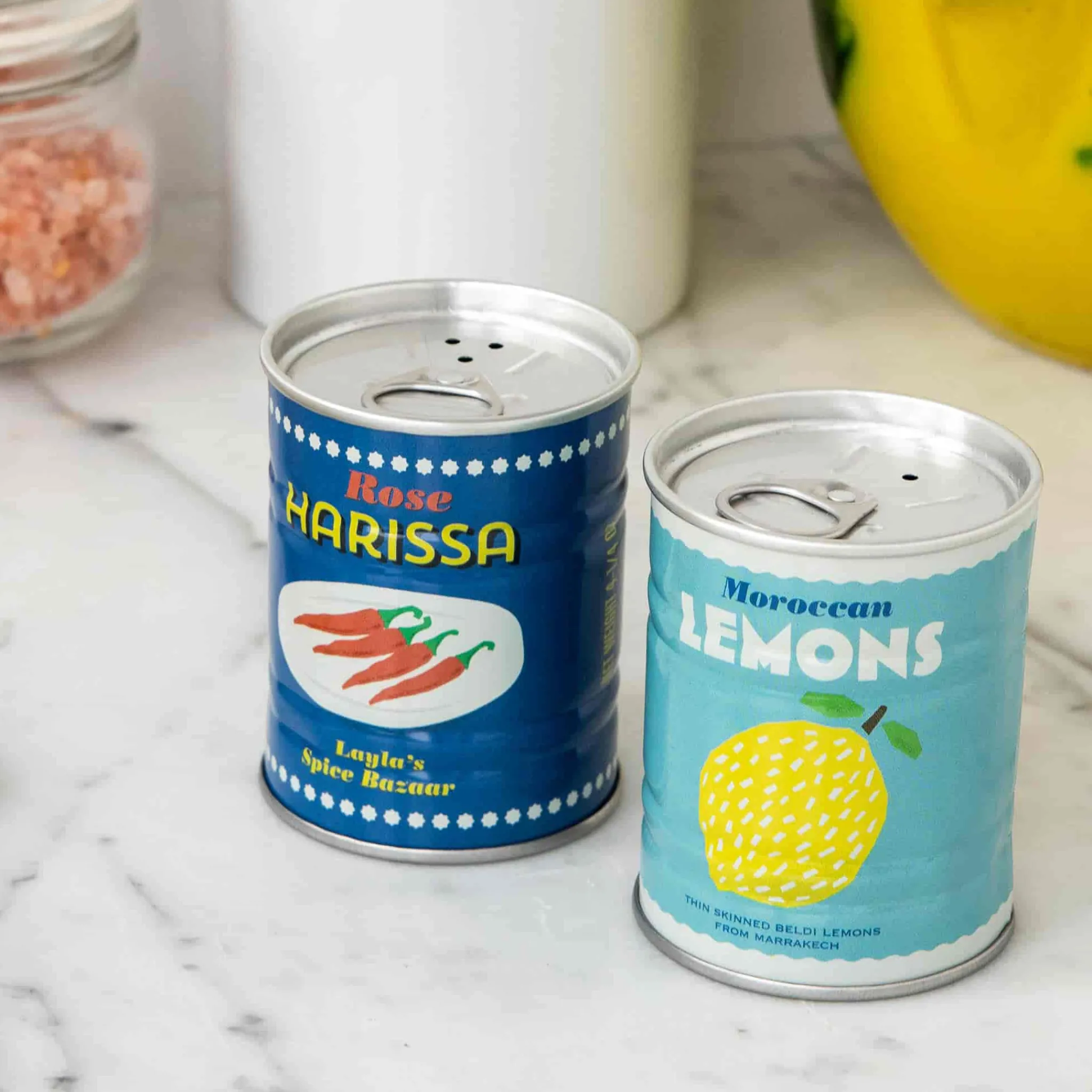 Rex London Lemon & Harissa Salt & Pepper Shaker Set
