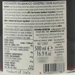 DEFRUTUM Leonardi Orange Balsamic Alcohol Free Gin, 500ml Sale