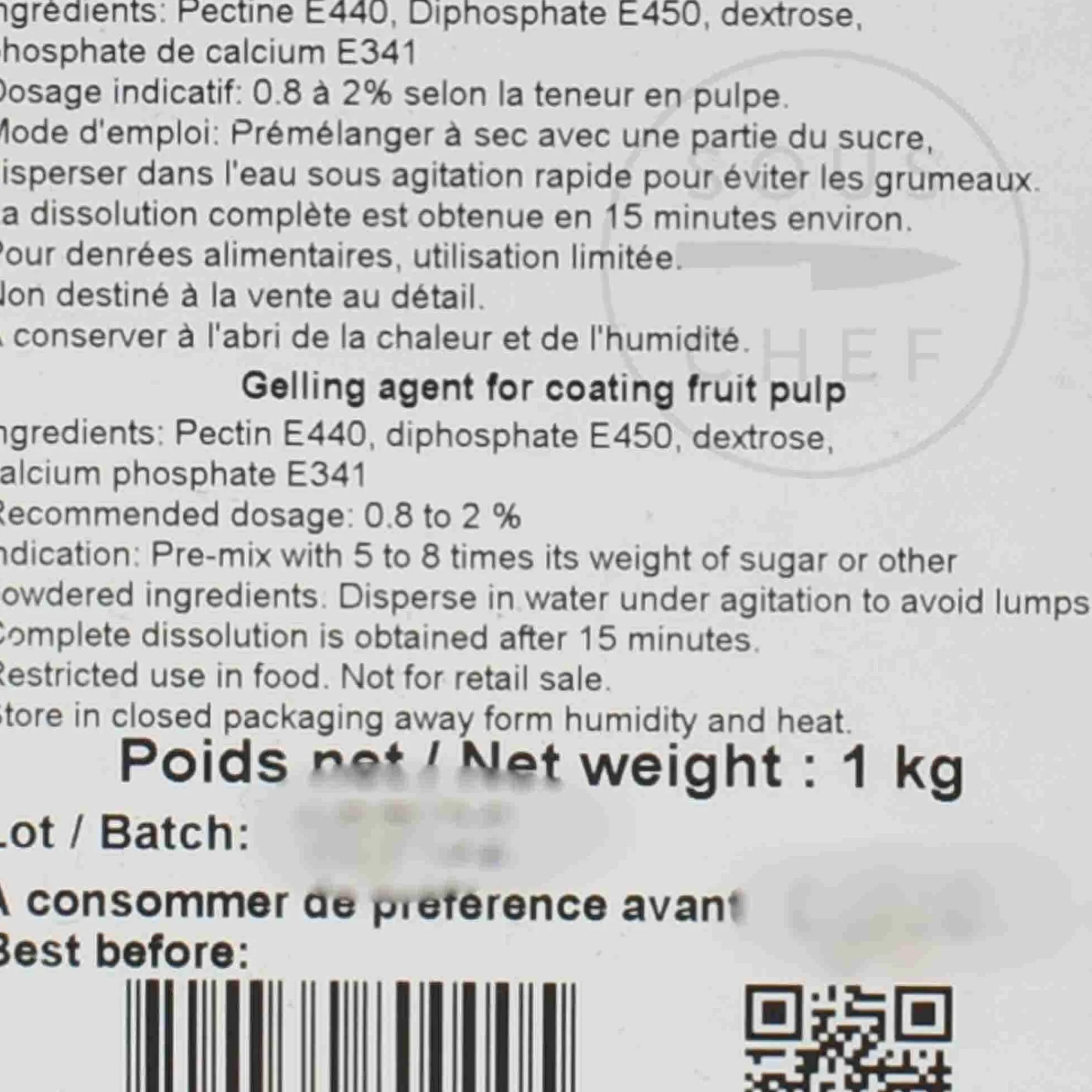 Louis Francois Pectine NH Nappage, 1kg Discount