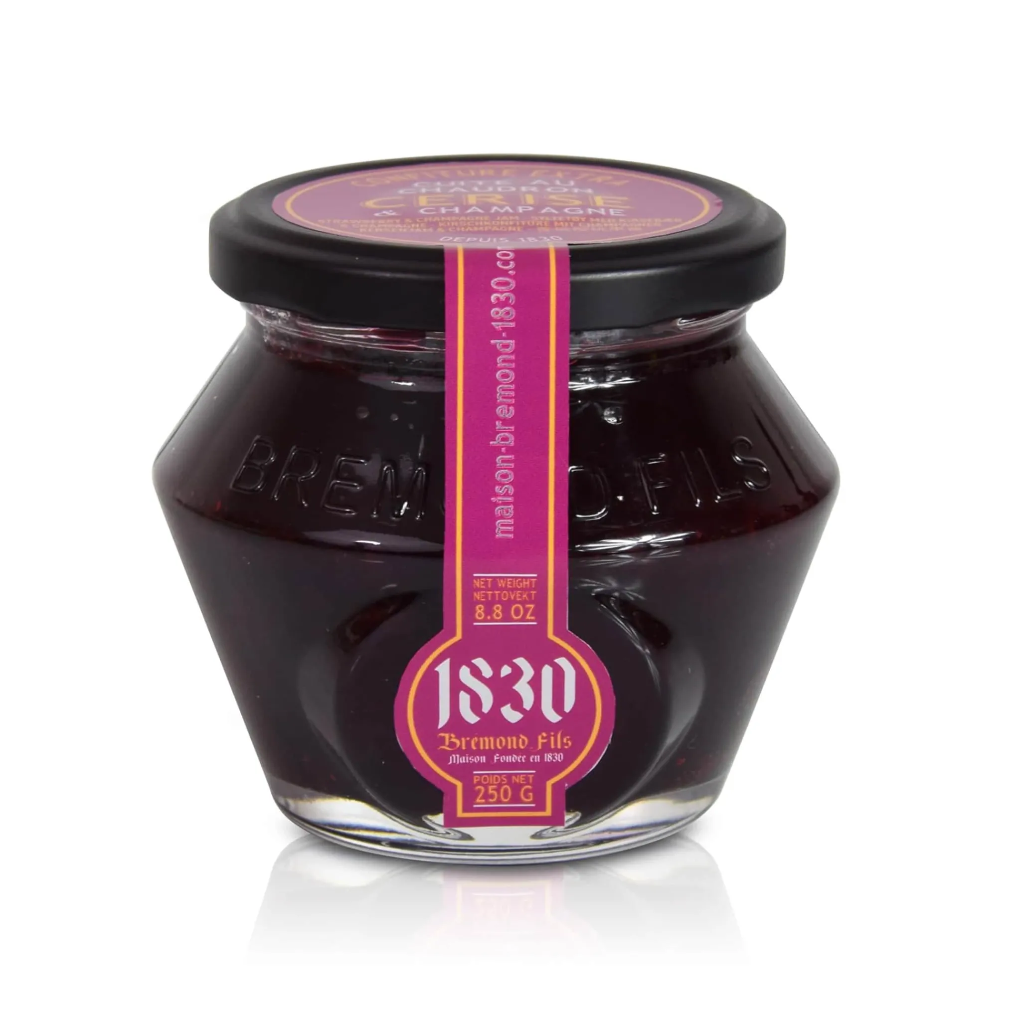 Maison Bremond Cherry & Champagne Jam, 250g