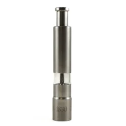 Maison Bremond Stainless Steel Push Pepper Grinder