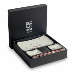 Kiji Stoneware & Ceramics Maple Leaf Sushi Serving Set Hot