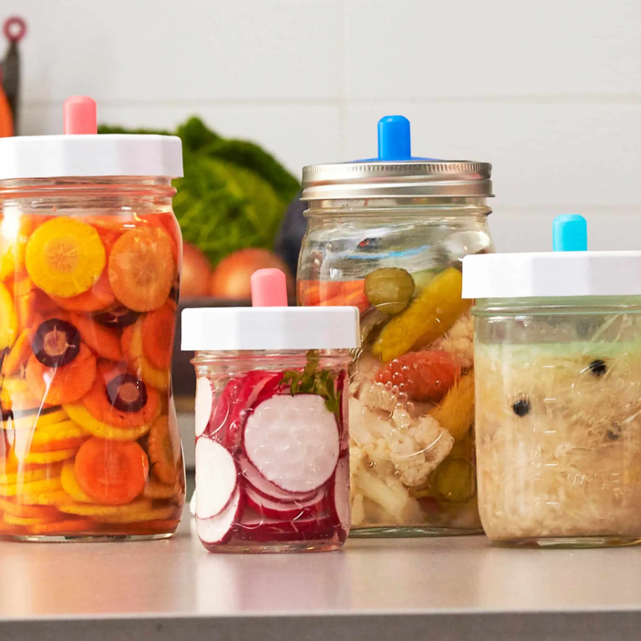 Masontops Complete At Home Wide Mouth Fermentation Kit New