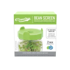 Masontops Wide Mouth Bean Screens Sprouting Lids, Set of 2