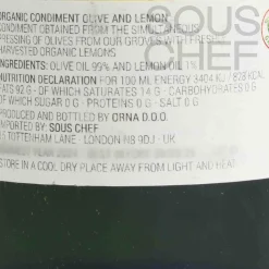 Mate Organic Lemon Flavoured Olive Oil, 250ml