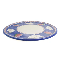 Materia Gallina Blue Pizza Plate, 32cm New