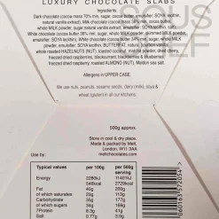 Melt London Chocolate Slab Gift Box, 500g Hot