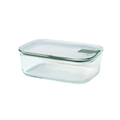 Mepal Easyclip Glass Food Storage Container, Nordic Sage New