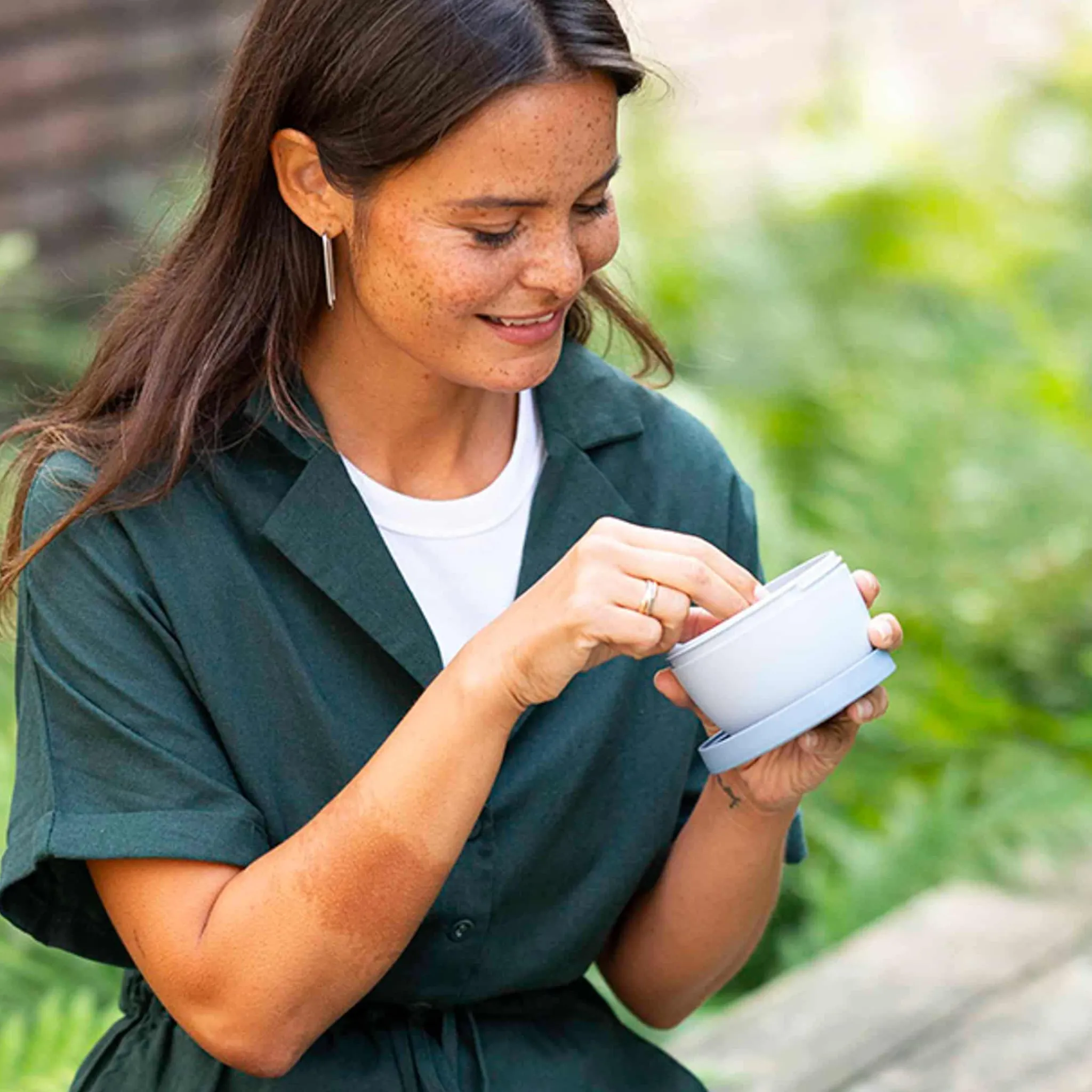 Mepal Ellipse Snack Pot, Nordic Sage Online