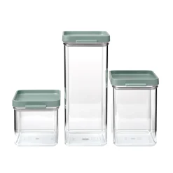 Mepal Omnia 3 Piece Set Food Storage Box, Nordic Sage Sale