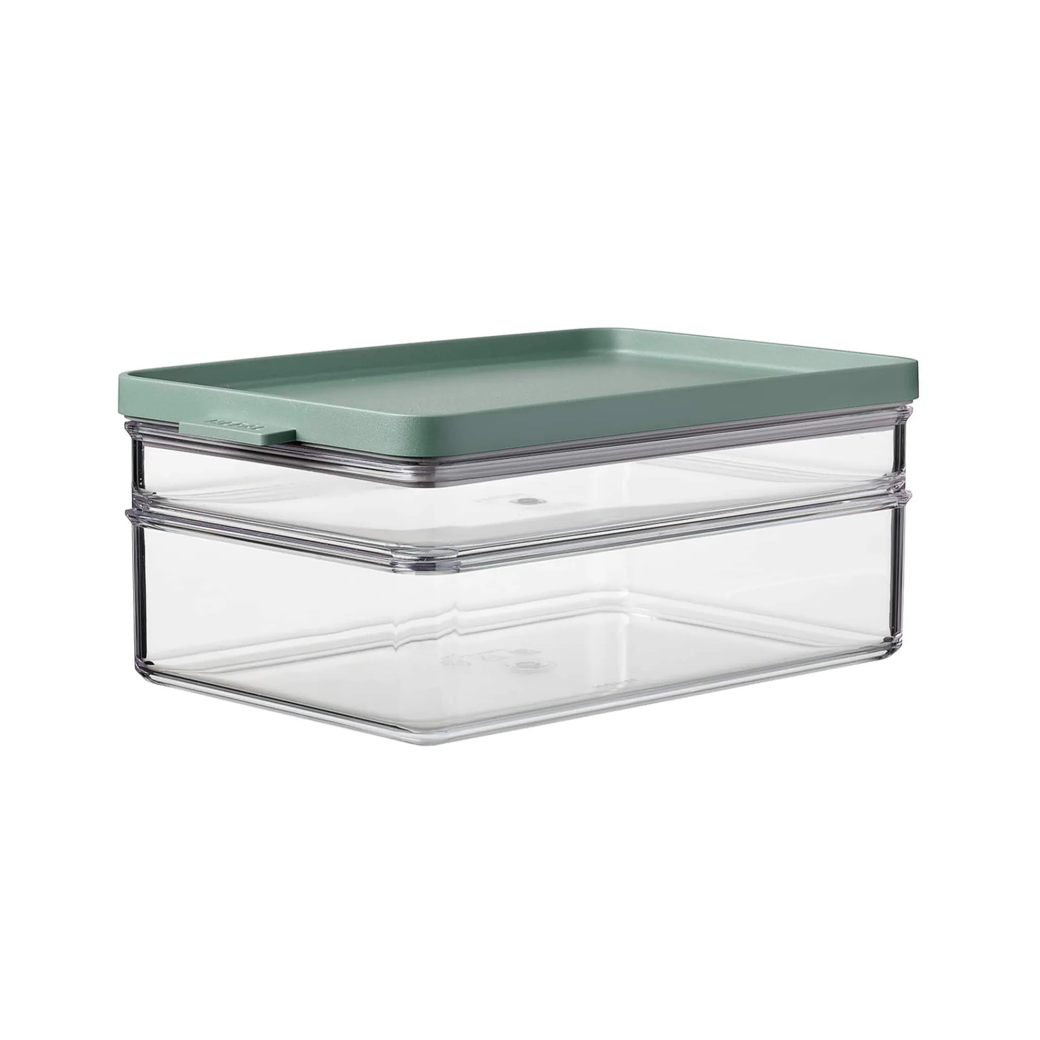 Mepal Omnia Breakfast Duo Fridge Storage Box, Nordic Sage New