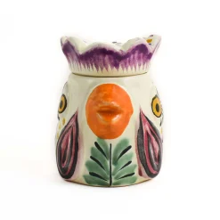 Gorky Pottery Mexican Hand Painted Rooster Sugar Bowl Online