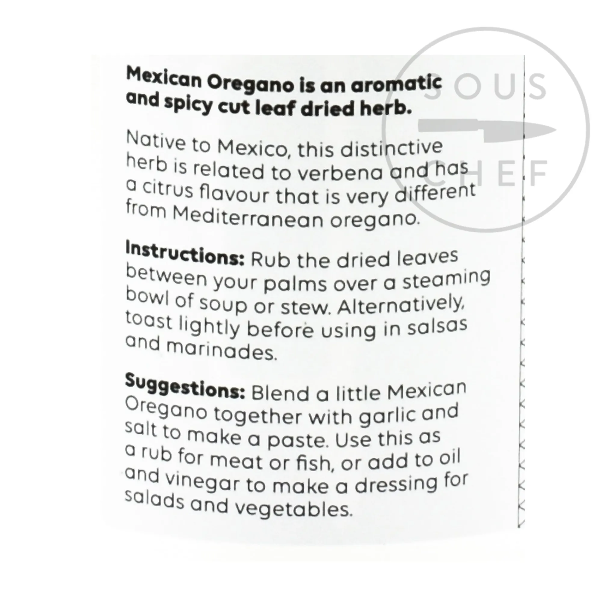 Cool Chile Co Mexican Oregano, 20g Clearance