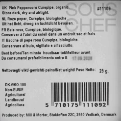 Mill & Mortar Organic Curepipe Pink Peppercorn, 25g Best