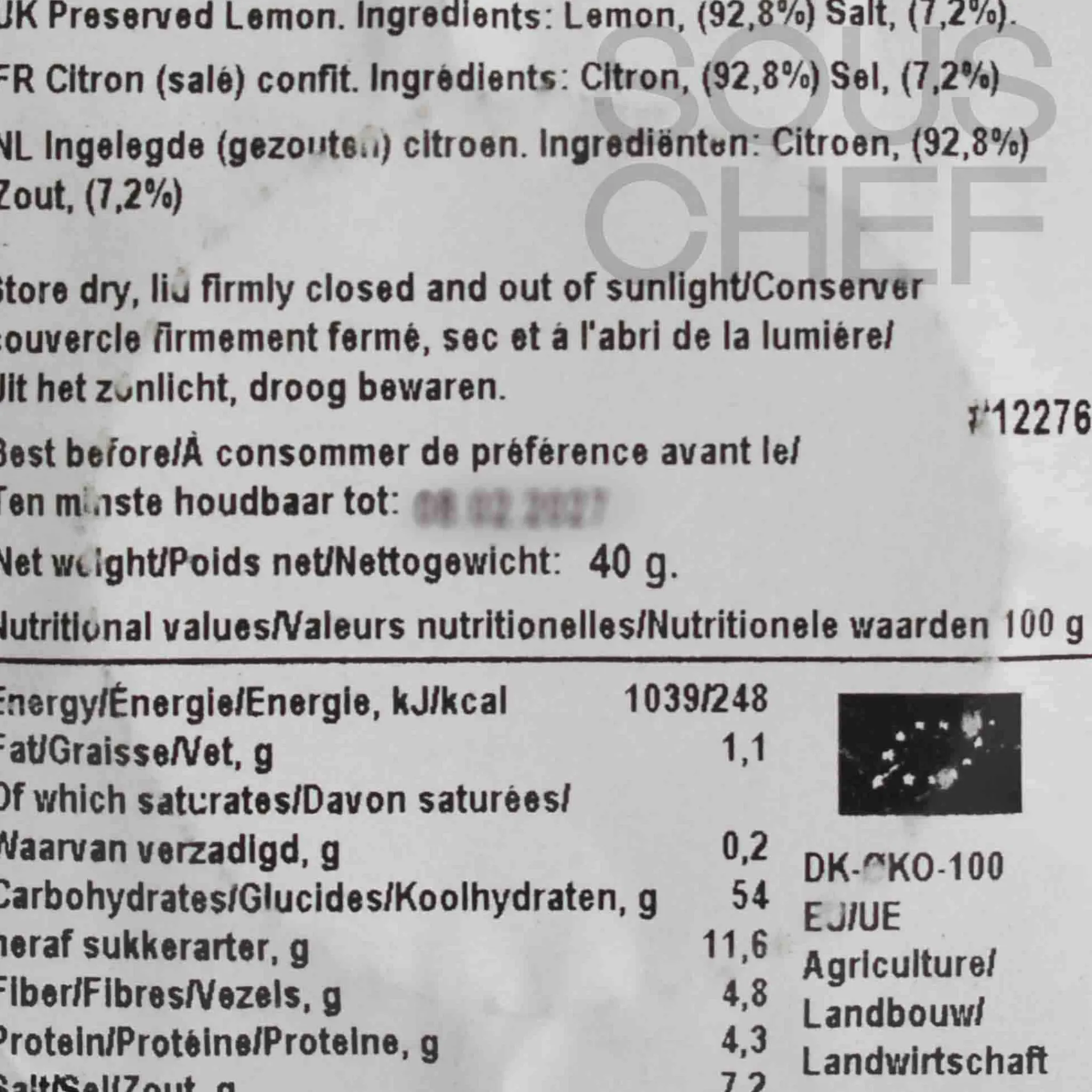 Mill & Mortar Organic Preserved Lemon Granules, 40g Best