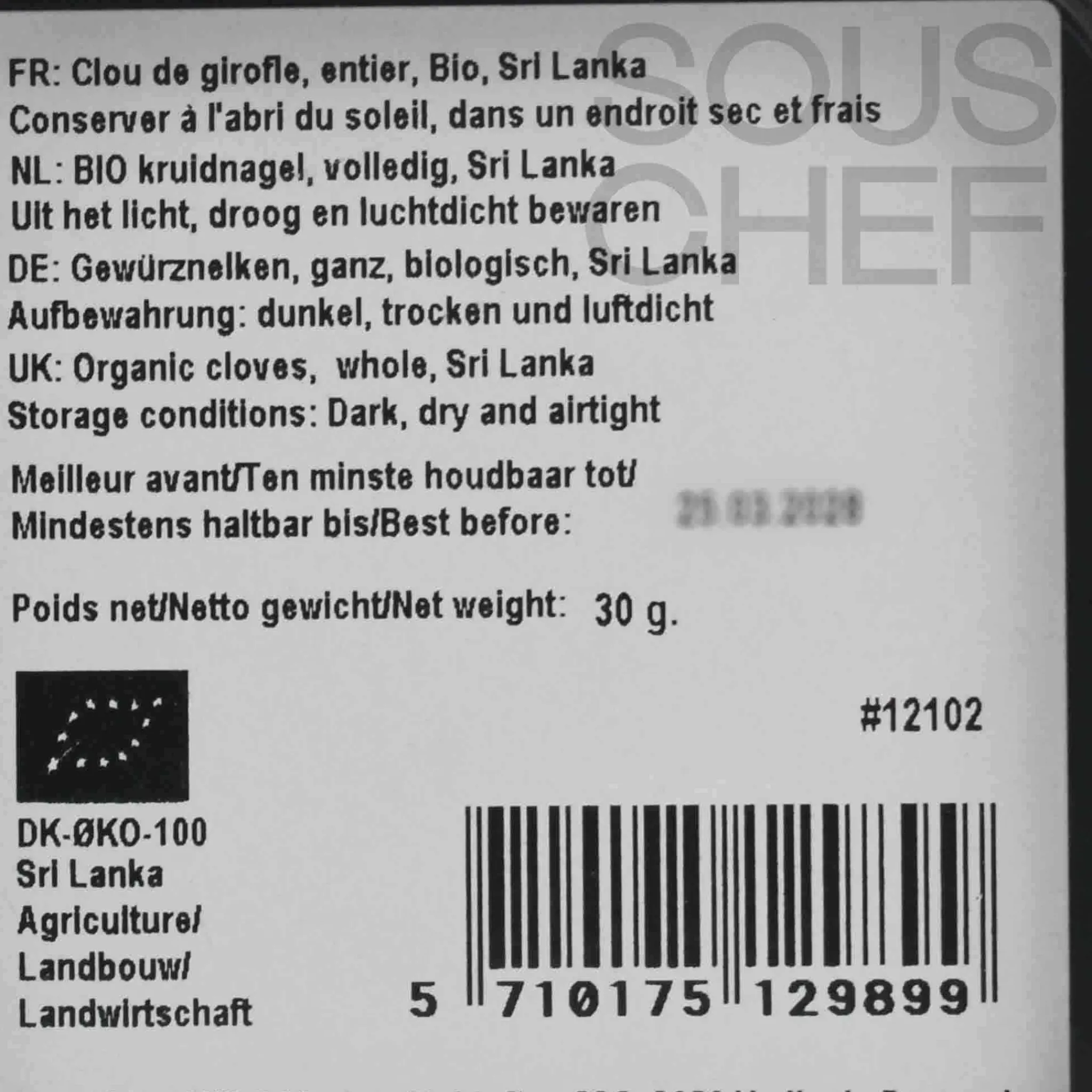 Mill & Mortar Organic Whole Cloves, 35g Discount