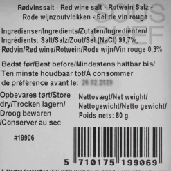 Mill & Mortar Red Wine Salt Flakes, 80g Best