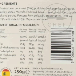 Delicioso Mixed Asturian Charcuterie Compango, 250g Discount