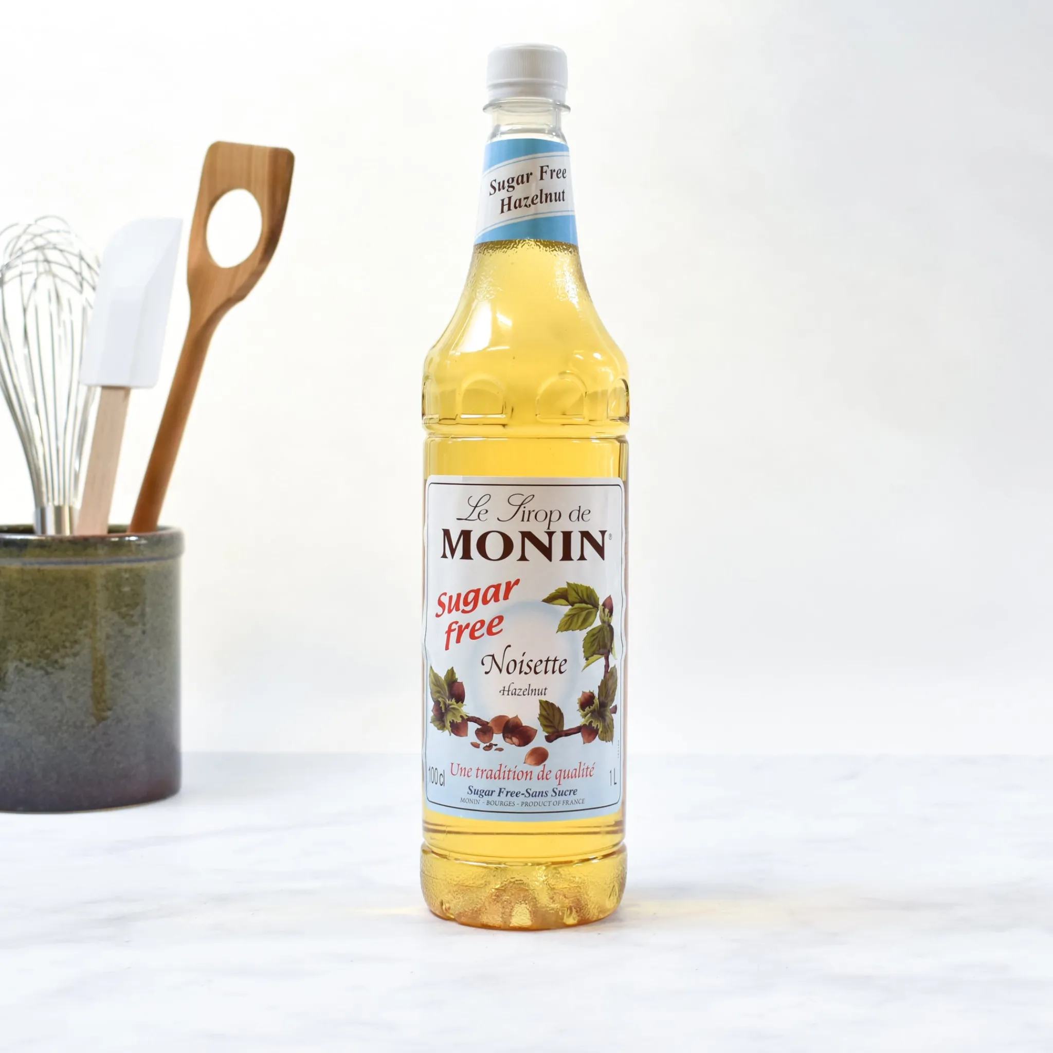 Monin Sugar Free Hazelnut Syrup, 1 litre Clearance