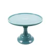 Mosser Glass Georgia Blue Milk Glass Cake Stand 10" Discount