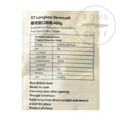 Brotherhood Mung Bean Thread Vermicelli - Glass Noodles, 400g Sale