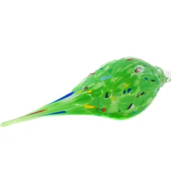Alessandro Coppola Murano Glass Decorative Teardrop Ornament, Green New
