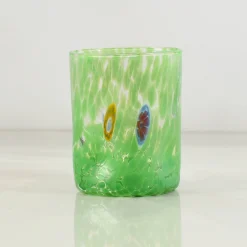 Alessandro Coppola Murano Glass Tumbler, Green Hot