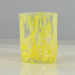 Alessandro Coppola Murano Glass Tumbler, Yellow Clearance