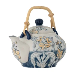 Bloomingville Myah Floral Teapot with Teastrainer, 15cm Online