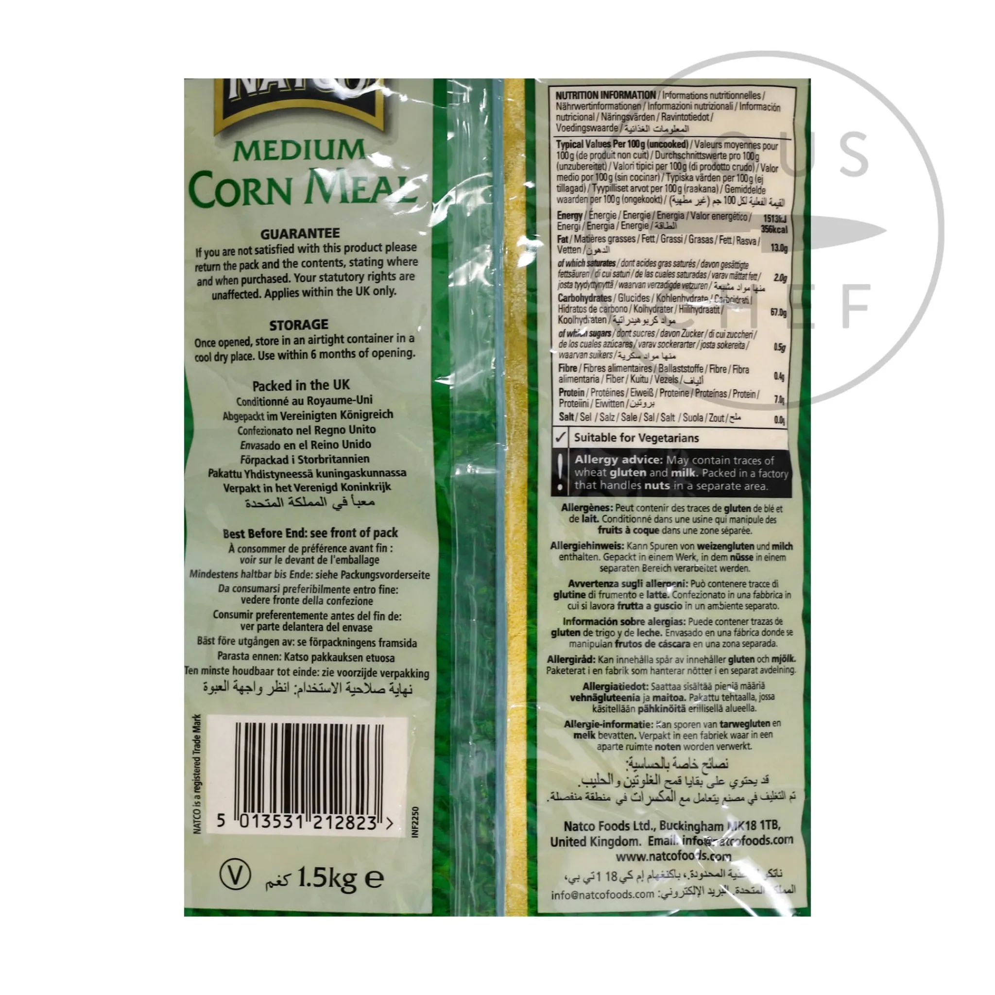 Natco Cornmeal Medium, 1.5kg Online