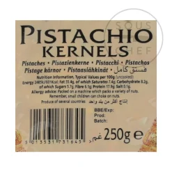 Natco Pistachio Kernels, 250g