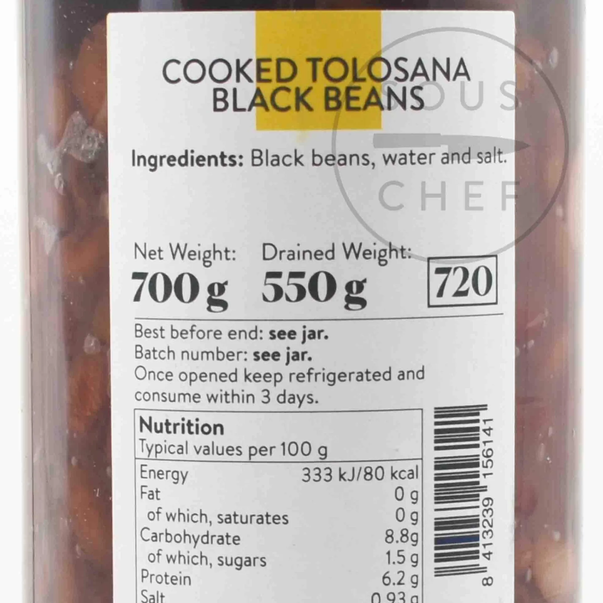 Navarrico Tolosana Black Beans, 660g Discount