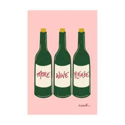 Neesh Home More Wine Please Tea Towel Outlet