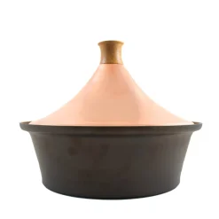 Netherton Foundry Copper Tagine with Spun Iron Base, 7 litre Best