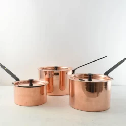 Netherton Foundry Copper Saucepan with Lid Best