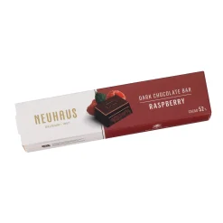 Neuhaus Dark Chocolate Raspberry Bar, 50g Clearance