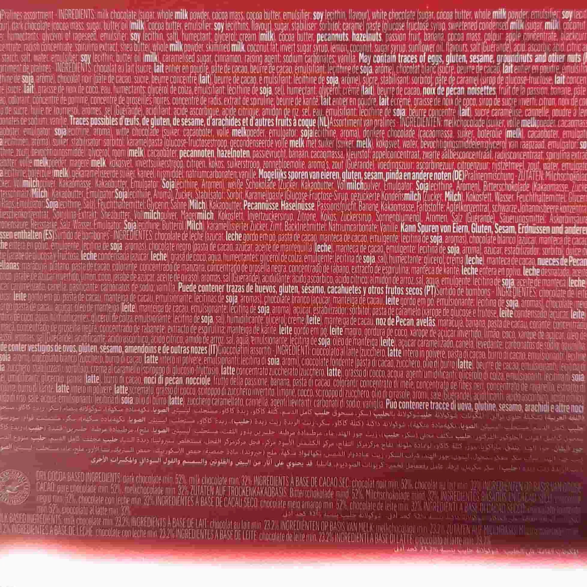 Neuhaus Love Letter Box of Chocolates, 140g Clearance