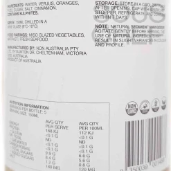 NON 3 Toasted Cinnamon & Yuzu Alcoholic Wine, 750ml New