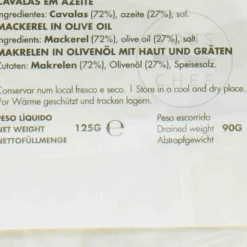 Nuri Mackerel in Olive Oil, 125g New