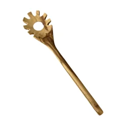 Naturally Med Olive Wood Pasta Spoon, 30cm New