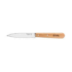 Opinel Essentials Beech Handle Serrated Knife N.113 Clearance