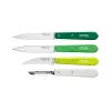 Opinel Kitchen Essentials 4 Knife Set - Greens New