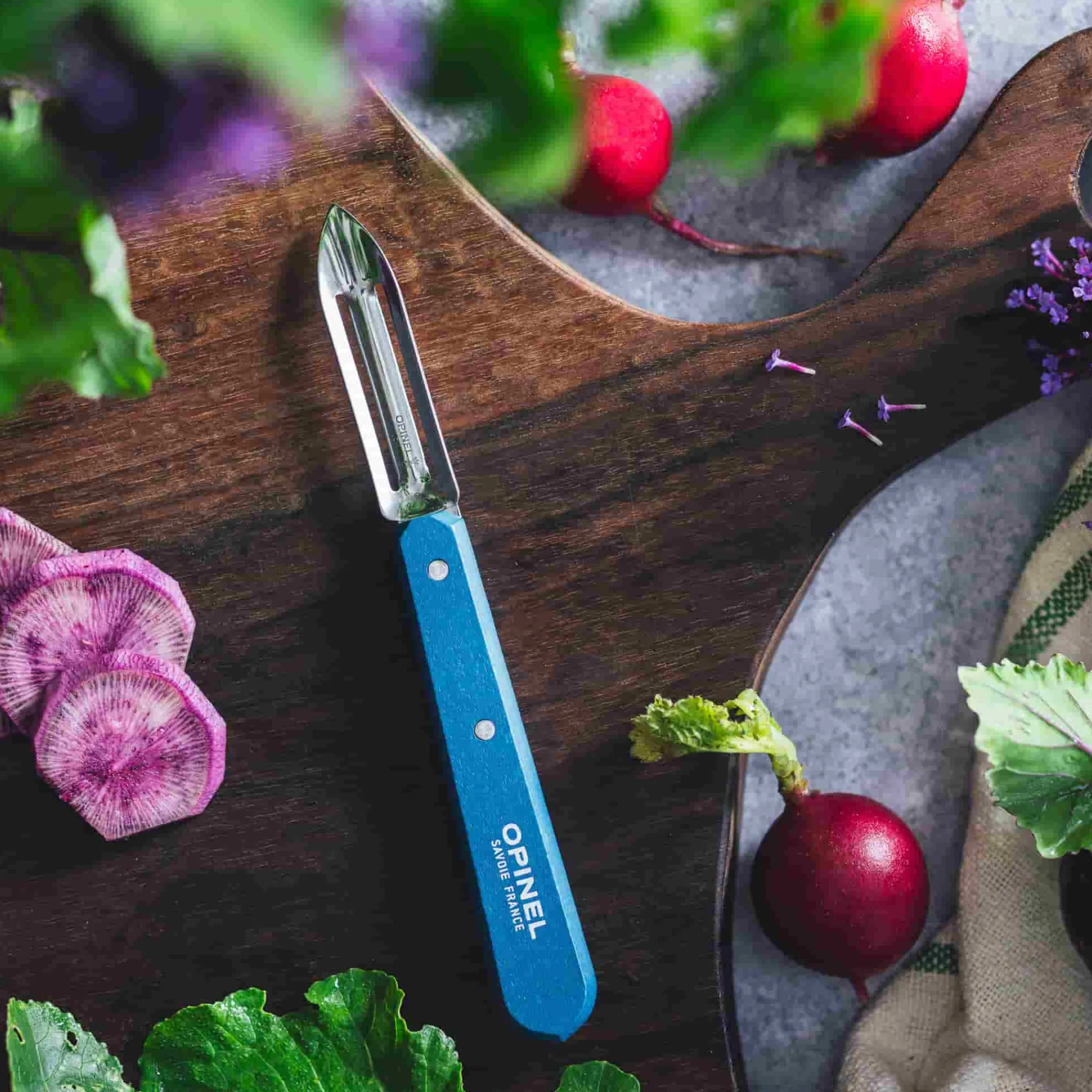 Opinel No 115 Blue Beechwood Handle Peeler, 6cm Discount