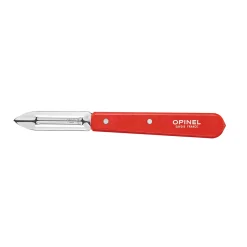 Opinel No 115 Red Beechwood Handle Peeler, 6cm New