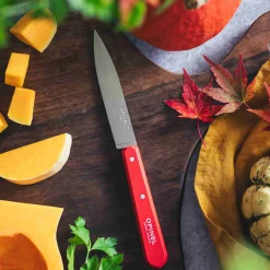 Opinel No 112 Red Beechwood Handle Paring Knife, 10cm Outlet