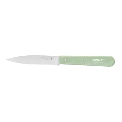 Opinel No 113 Sage Beechwood Handle Serrated Paring Knife, 10cm Discount